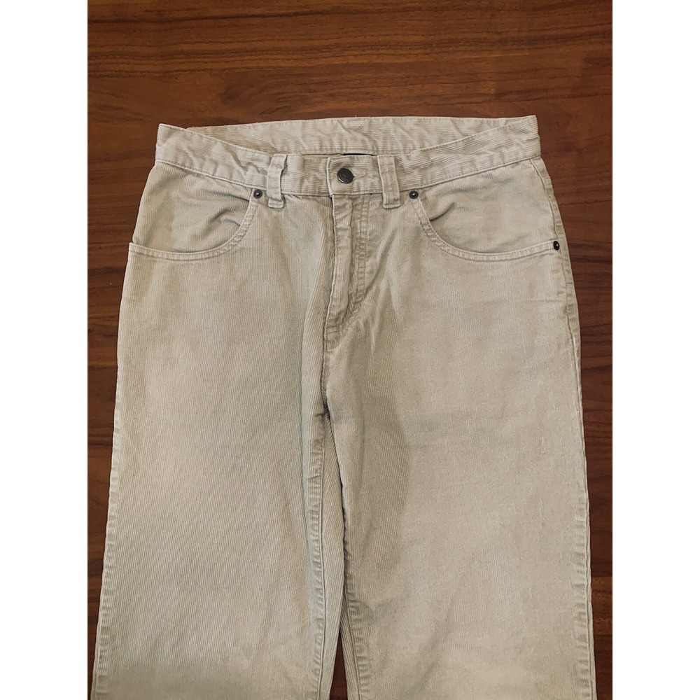 Patagonia Corduroy Pants Mens 30x31 Organic Cotton Beige Straight Gorpcore Cords - Picture 4 of 15